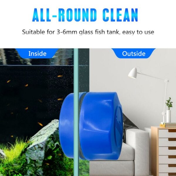 Mini Magnetic Aquarium Fish Tank Cleaner - Image 2
